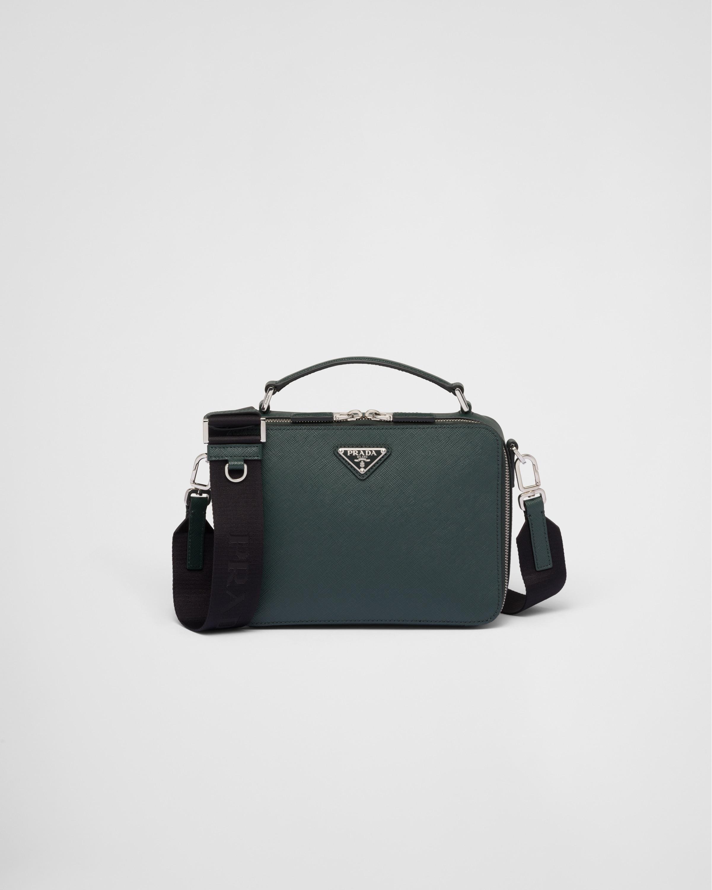 Medium Prada Brique Saffiano leather bag Product Image