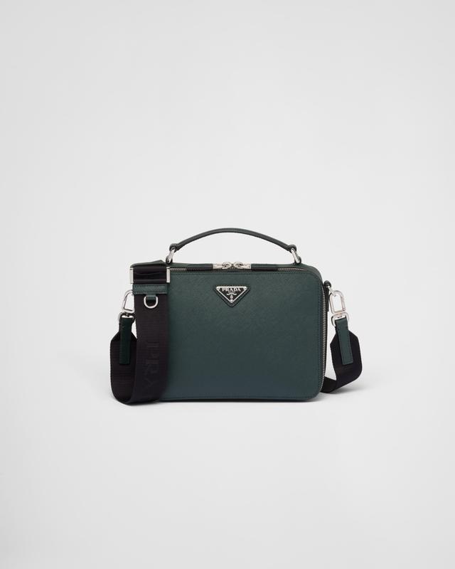 Medium Prada Brique Saffiano leather bag Product Image