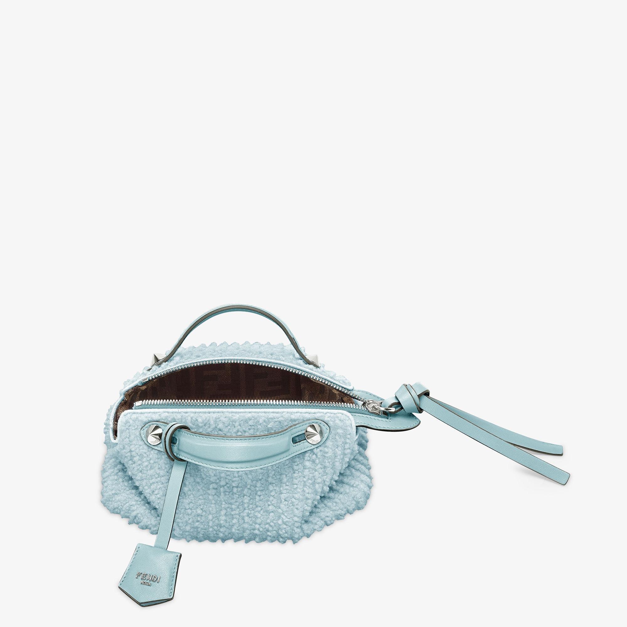 By The Way Soft MiniLight blue sheepskin mini-bag Product Image