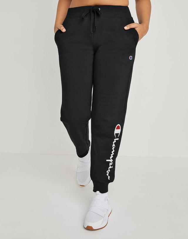 Champion Womens Drawstring Logo Fleece Jogger Sweatpants Product Image