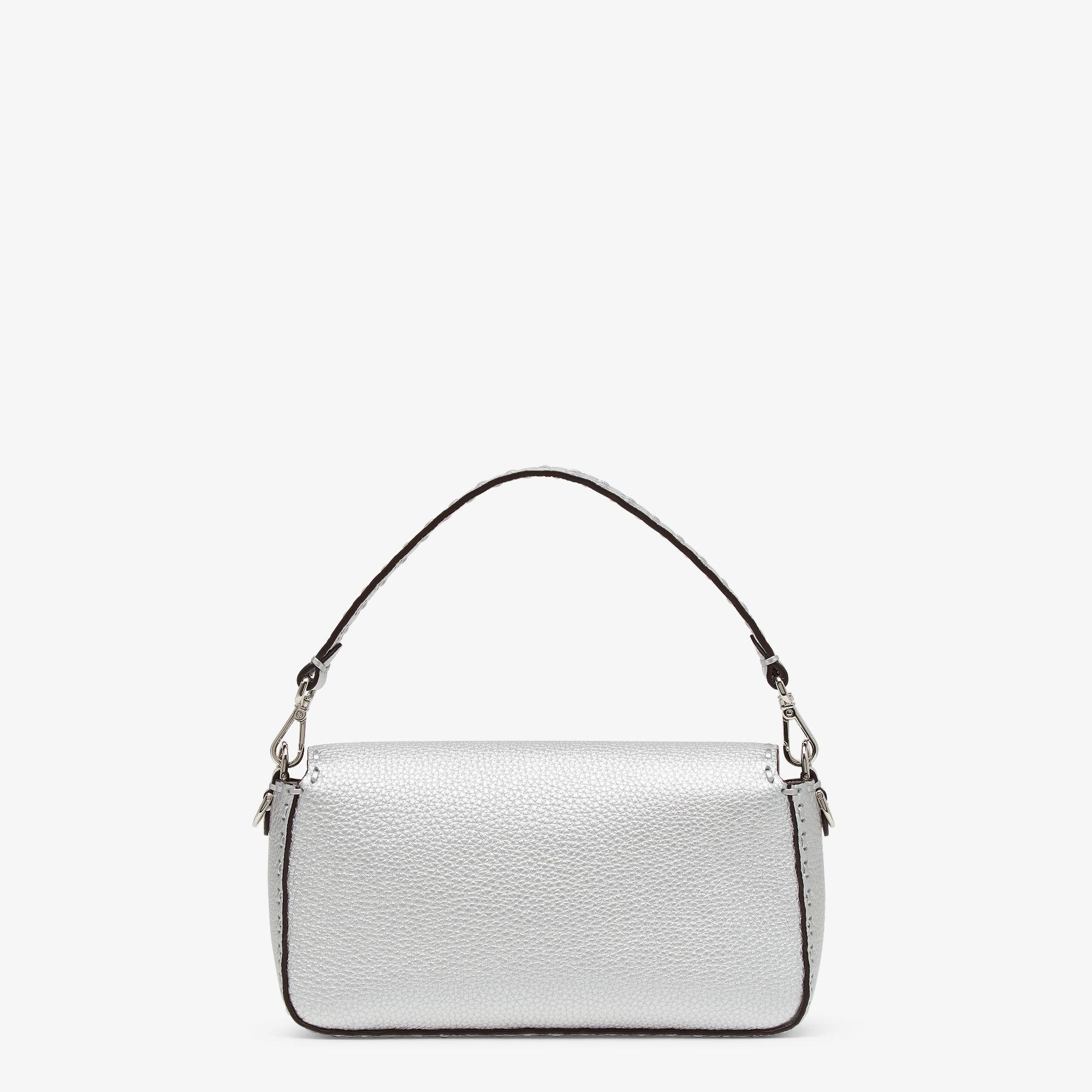 BaguetteSilver Selleria bag with oversized topstitching Product Image