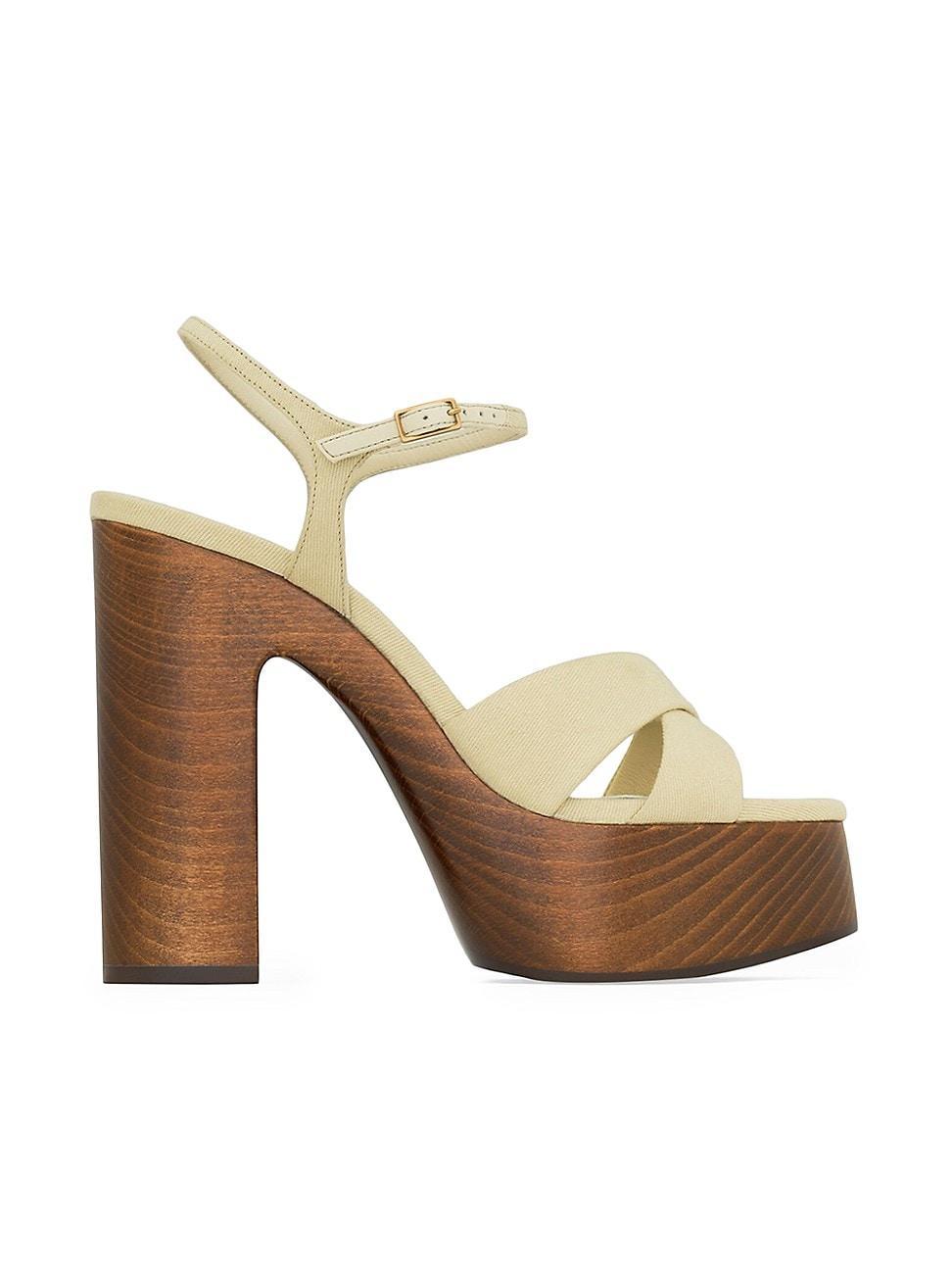 Womens Bianca Platform Sandals in Canvas product image