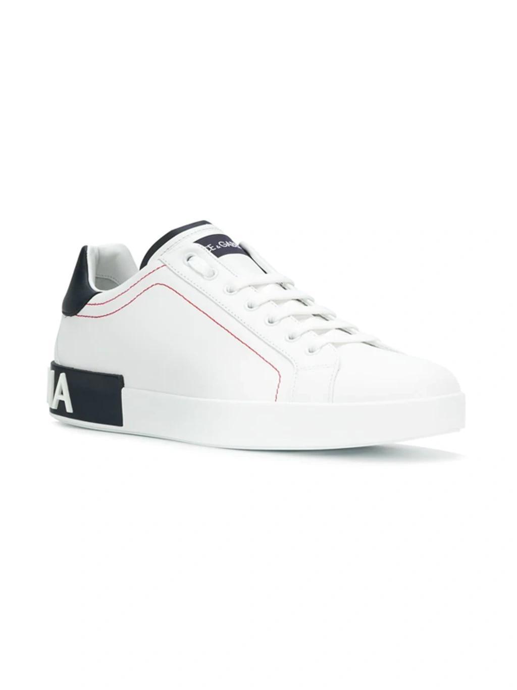 Portofino Lace-up Sneakers In White Product Image