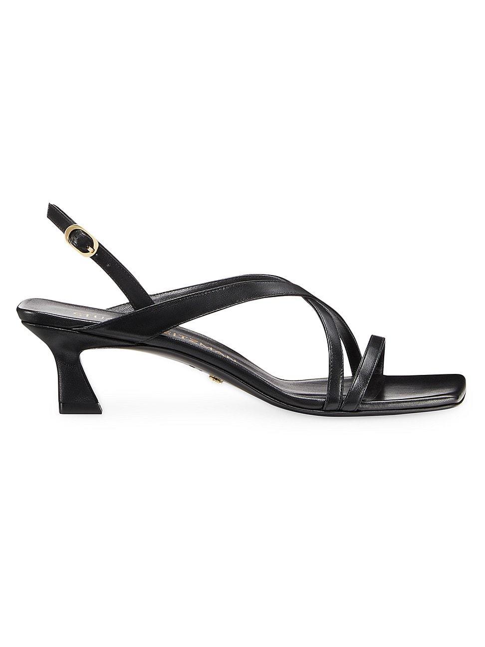 Womens Oasis 50MM Lacquered Leather Sandals Product Image