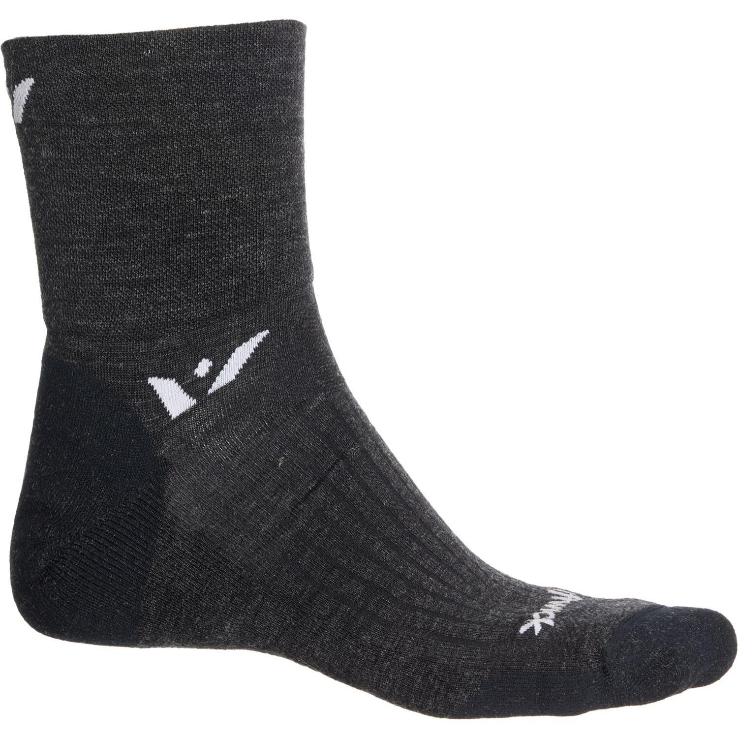 Swiftwick Pursuit Four Running Socks - Merino Wool, Quarter Crew (For Men) Product Image