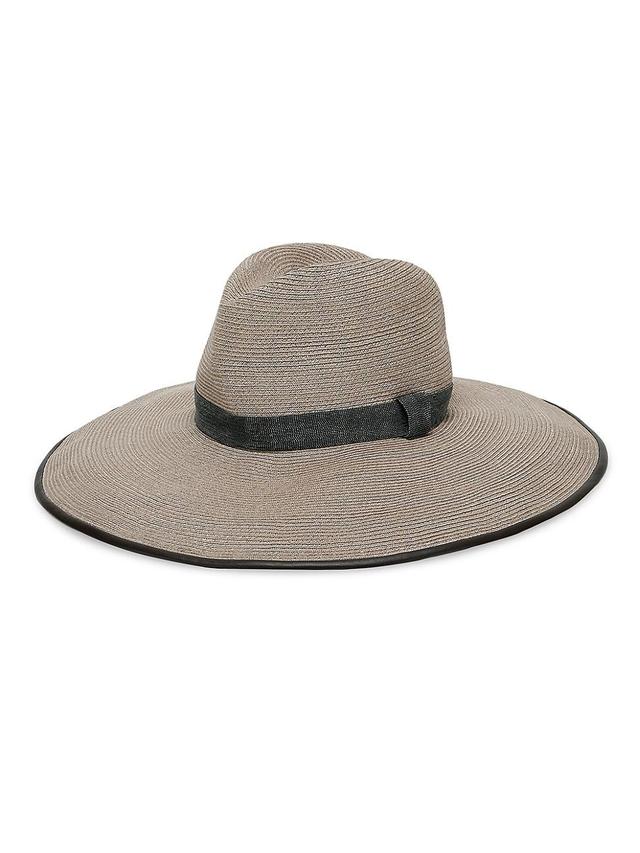 Womens Hemp and Cotton Fedora with Precious Band Product Image