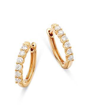 Bloomingdales Diamond Hoops in 14K Yellow Gold, 0.34 ct. t. w. Product Image