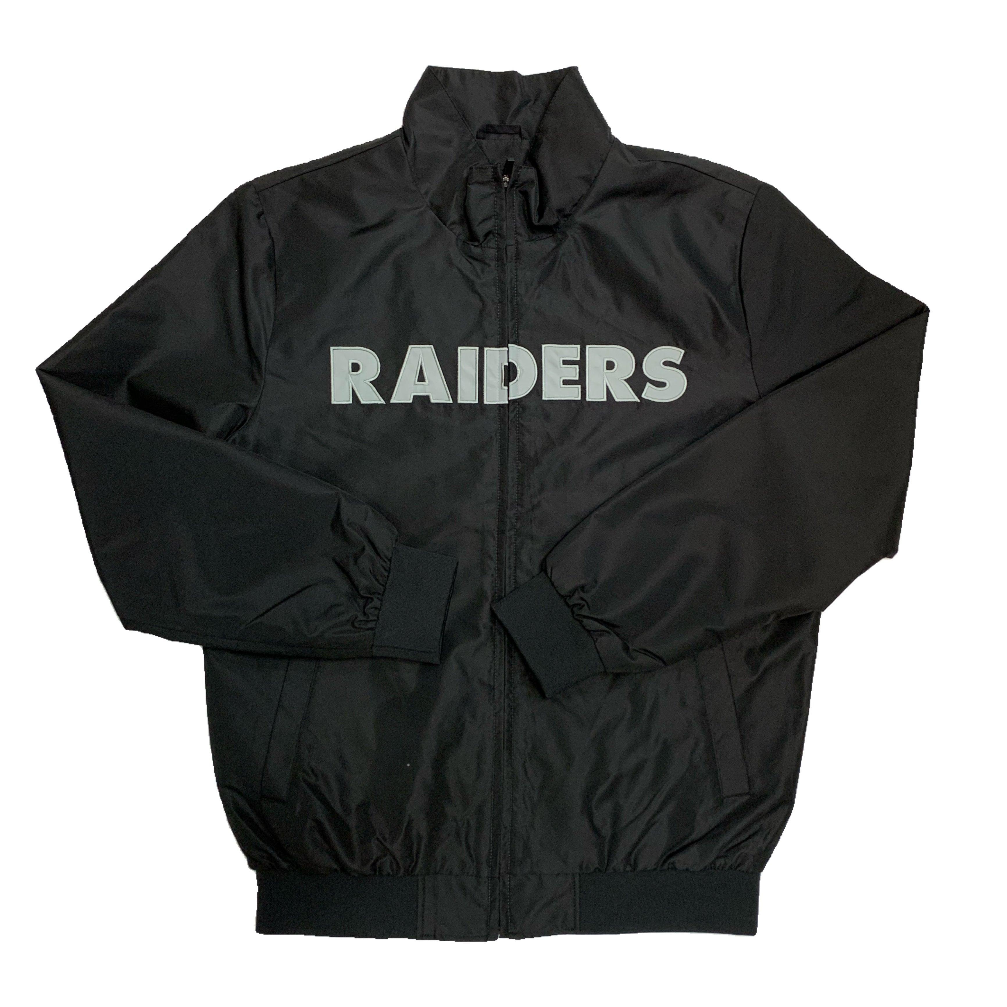 Las Vegas Raiders Zipper Windbreaker Male Product Image