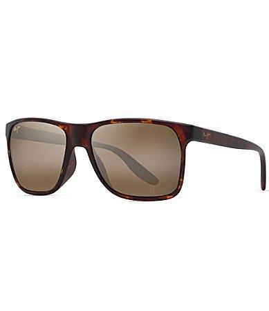 Maui Jim Mens Pailolo PolarizedPlus2 58.5mm Tortoise Rectangle Sunglasses Product Image