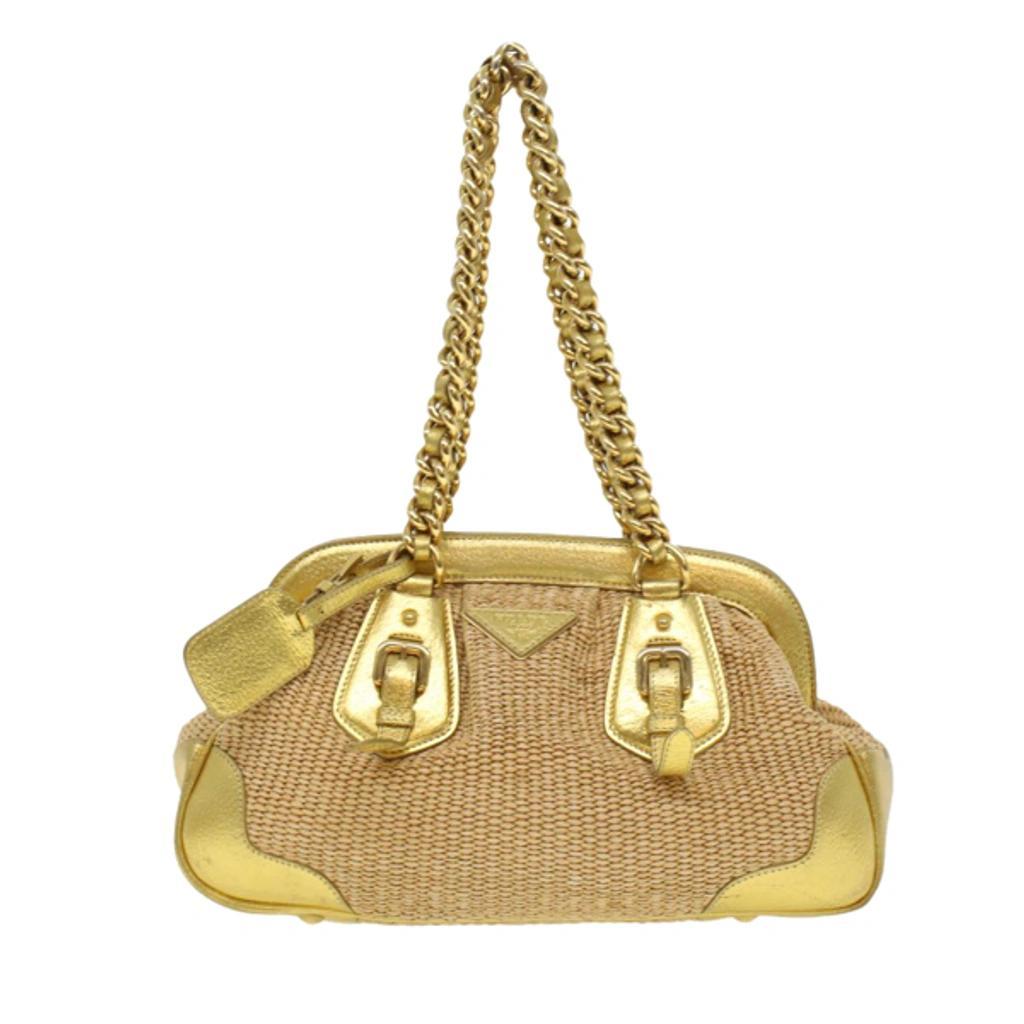 Beige Leather Shoulder Bag () product image