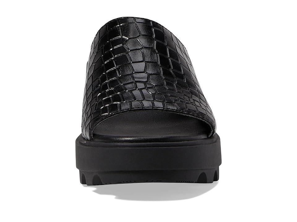 SOREL Joanie Heel Slide Black) Women's Shoes Product Image