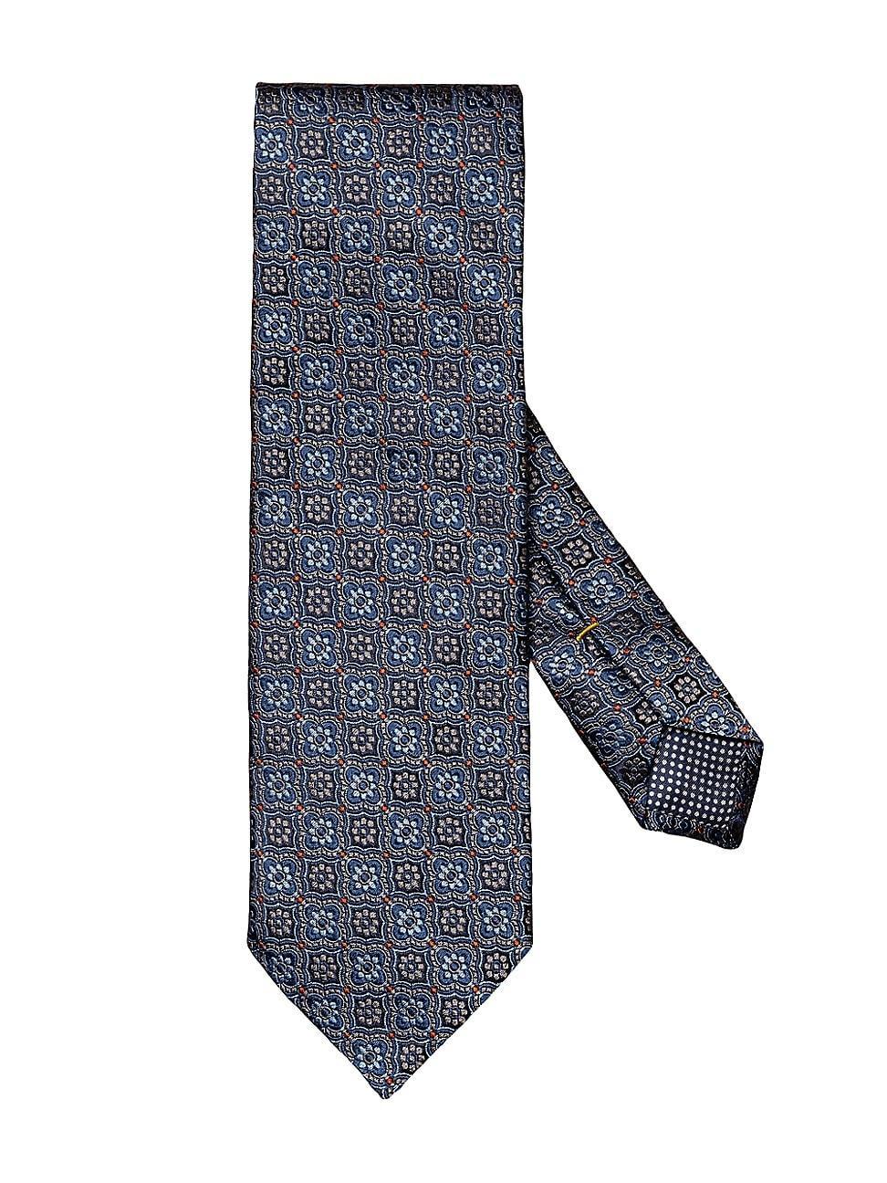 Mens Floral Silk Tie Product Image