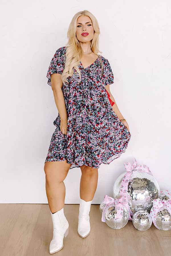 Tuscan Vibes Babydoll Dress Curves Product Image