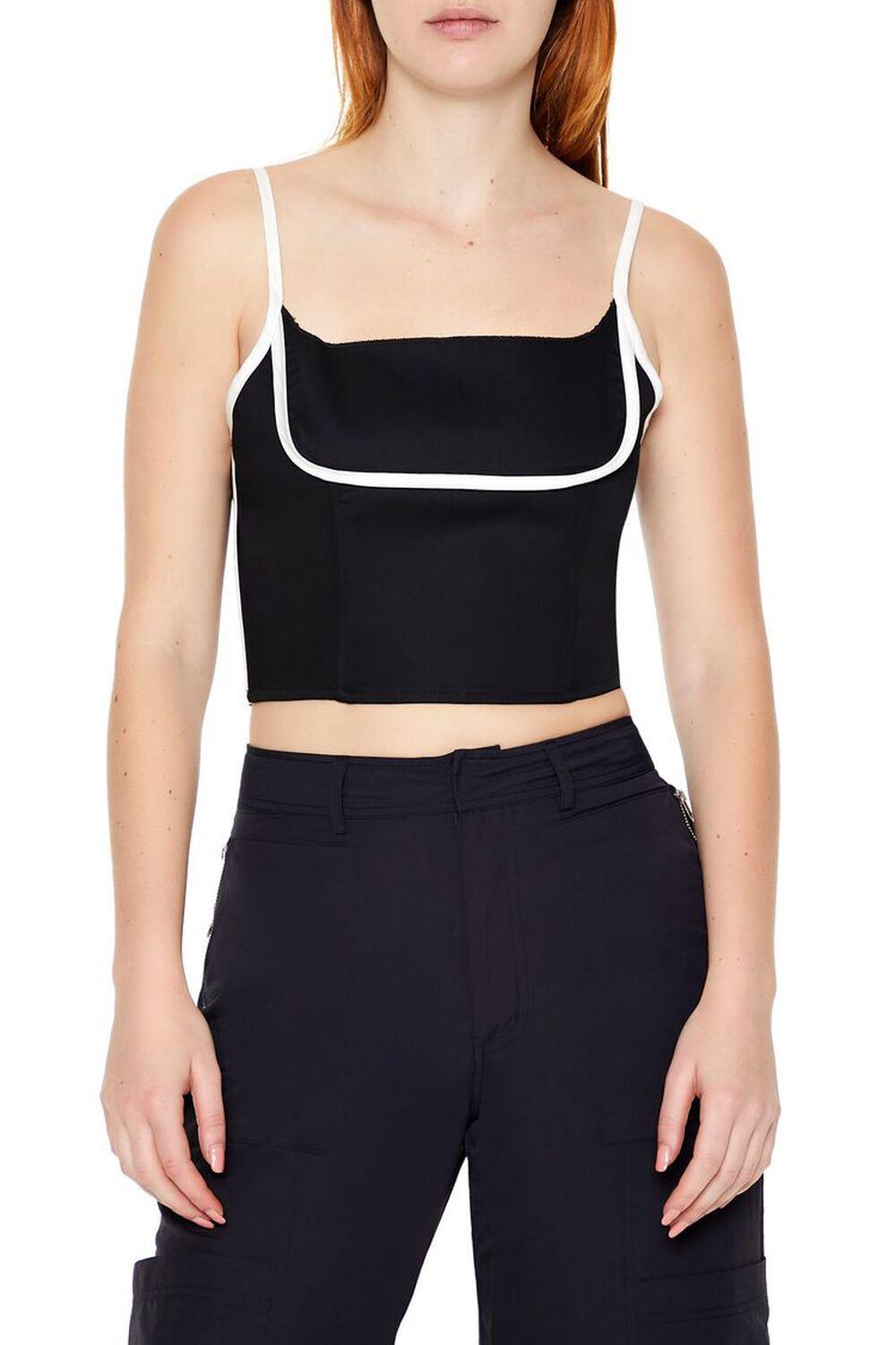 Two-Tone Cropped Cami | Forever 21 Product Image