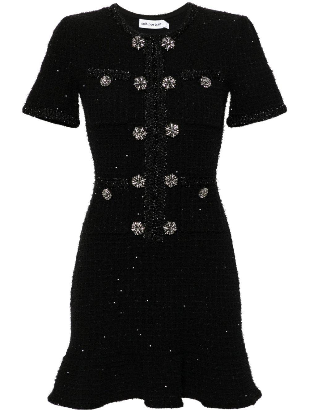 sequin-embellished mini dress Product Image