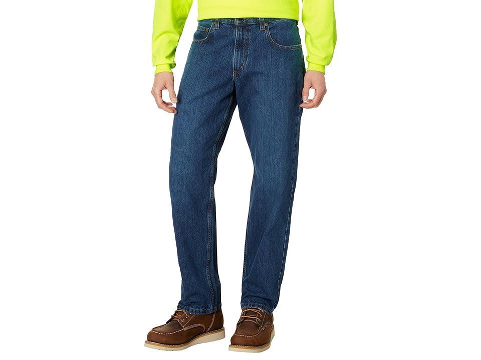 Carhartt Relaxed Fit Five-Pocket Jeans (Bay) Men's Jeans Product Image