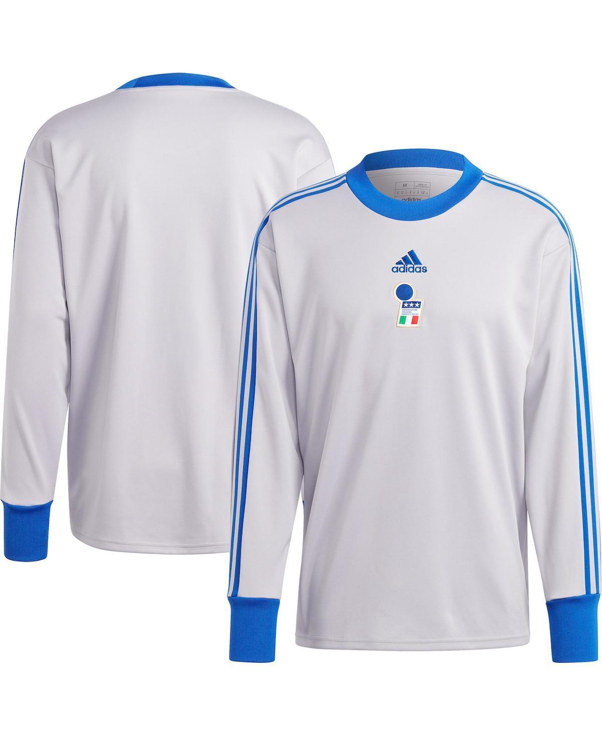 Mens adidas Gray Italy National Team 2023/24 Authentic Football Icon Goalkeeper Jersey - Gray Product Image