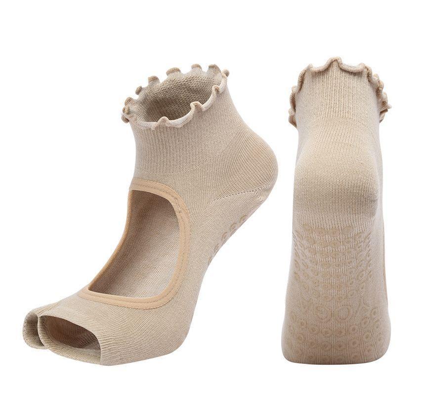 Plain Toeless Yoga Socks Product Image