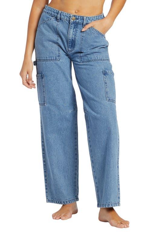 Billabong Leia Denim Pant for Women Blue Product Image