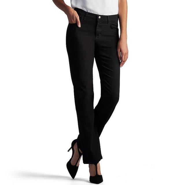 Womens Lee Relaxed Fit Straight-Leg Jeans Black Product Image