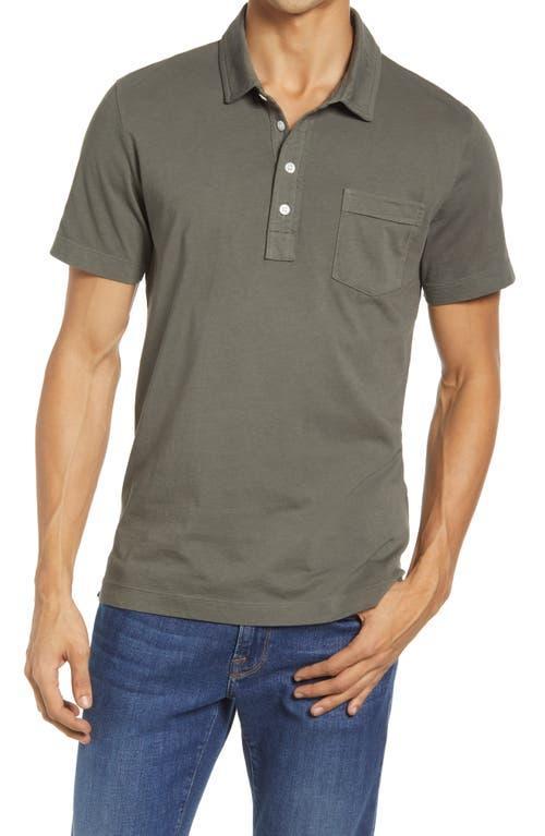 Billy Reid Pensacola Slim Fit Organic Cotton Pocket Polo Product Image