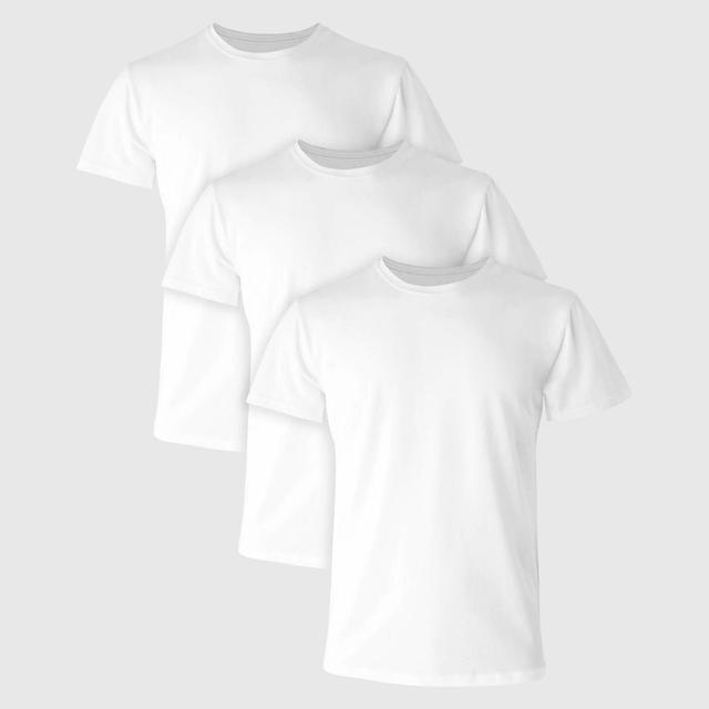 Hanes Premium Mens 3pk Comfort Fit Crewneck T-Shirt - White Product Image