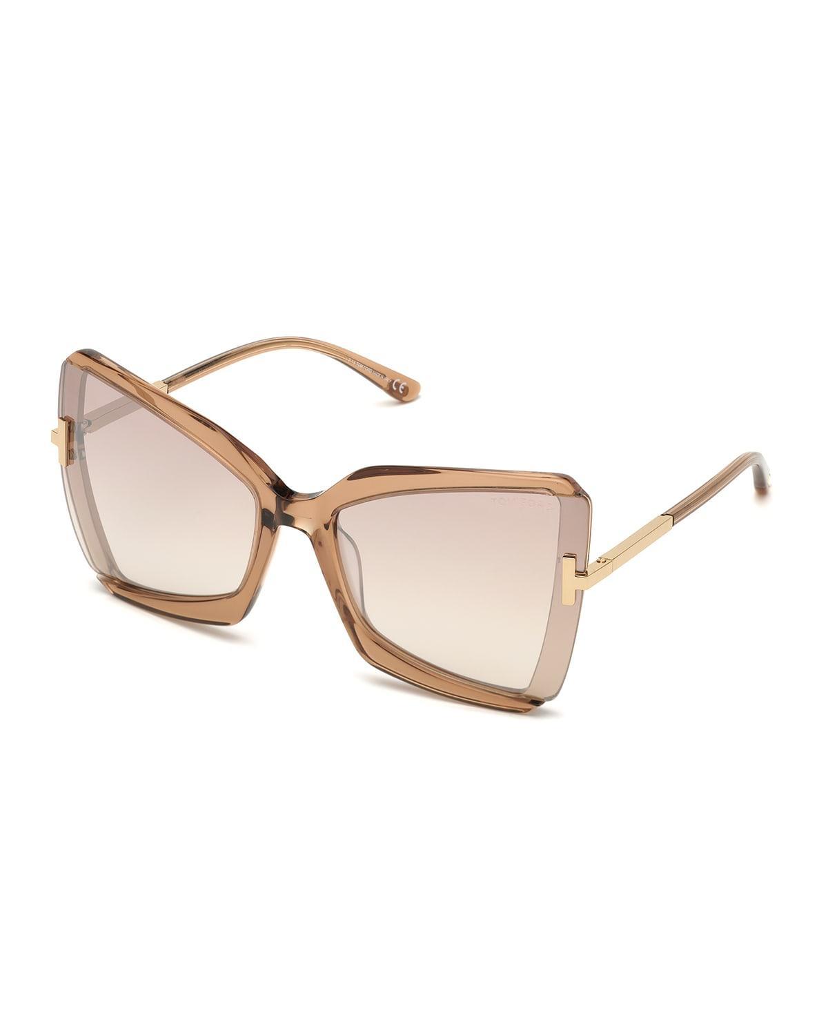 TOM FORD Womens Gia 63mm Butterfly Sunglasses Product Image