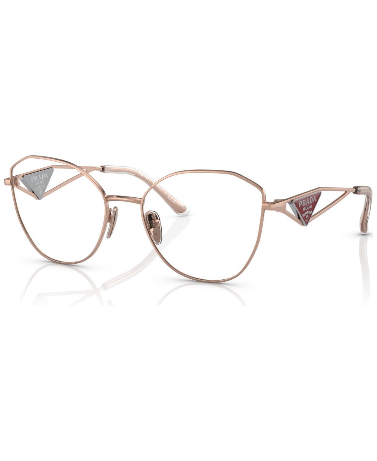 Prada Womens Eyeglasses, Pr 52ZV - Pink Gold Product Image