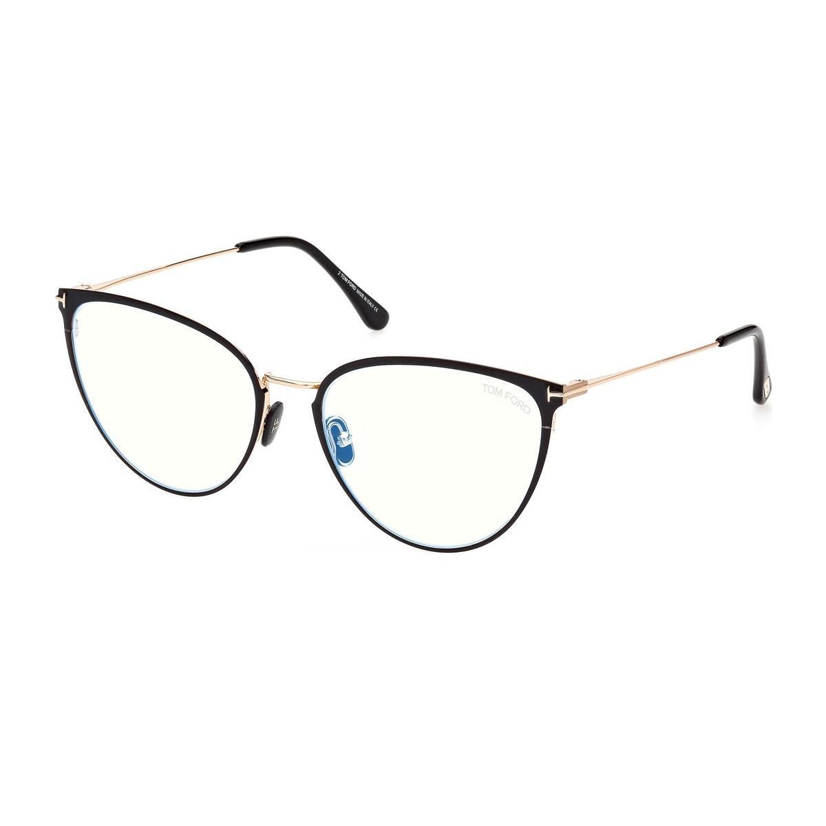 TOM FORD Ft5840 001 Glasses In Nero Product Image