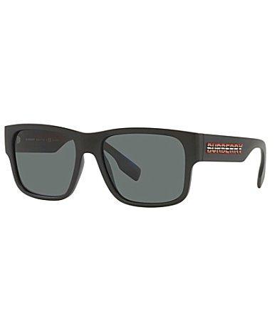 Burberry Mens BE4358 Knight 57mm Polarized Square Sunglasses Product Image