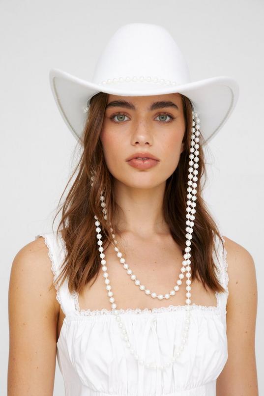 Pearl Chain Western Hat product image