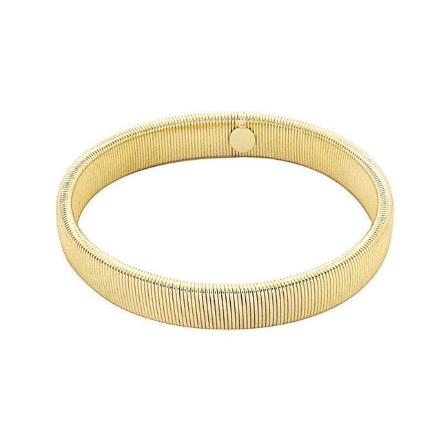 Pannee by Panacea Gold Tone Stretch Tube Bracelet, Womens Product Image