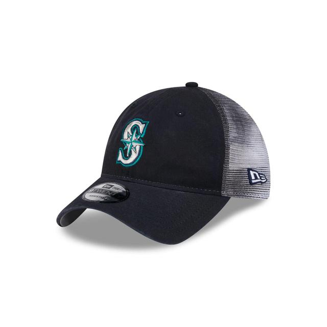 Seattle Mariners Slick 9TWENTY Trucker Hat Male Product Image