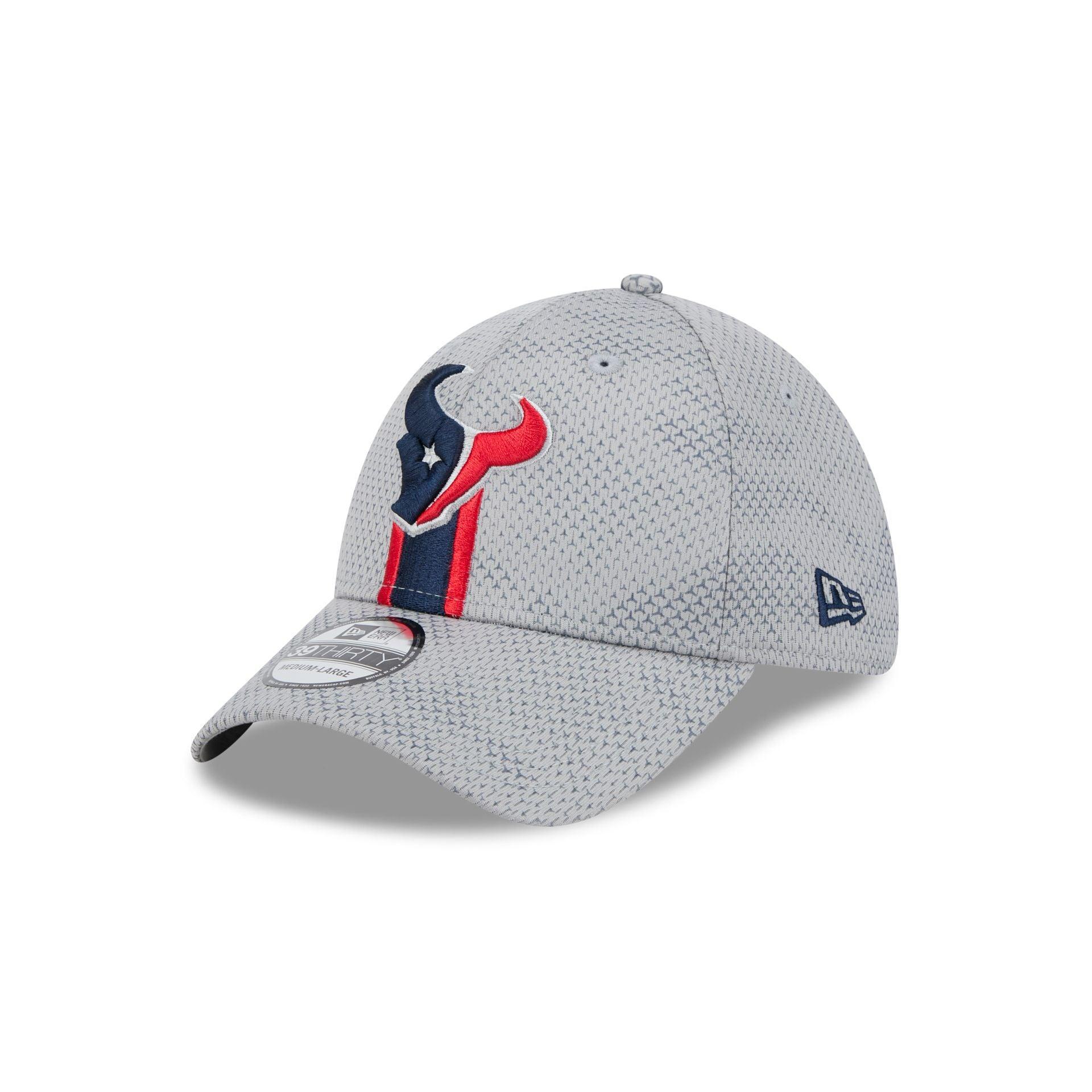 Houston Texans 2024 Sideline Gray 39THIRTY Stretch Fit Hat Male Product Image