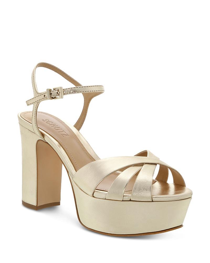 Schutz Womens Keefa High-Heel Platform Sandals Product Image