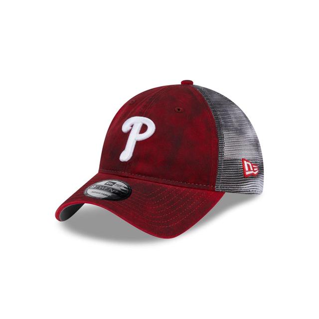 Philadelphia Phillies Slick 9TWENTY Trucker Hat Male Product Image