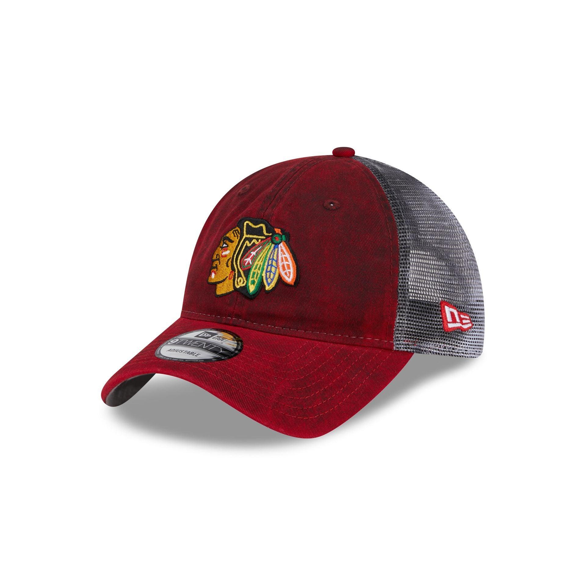 Chicago Blackhawks Slick 9TWENTY Trucker Hat Male Product Image