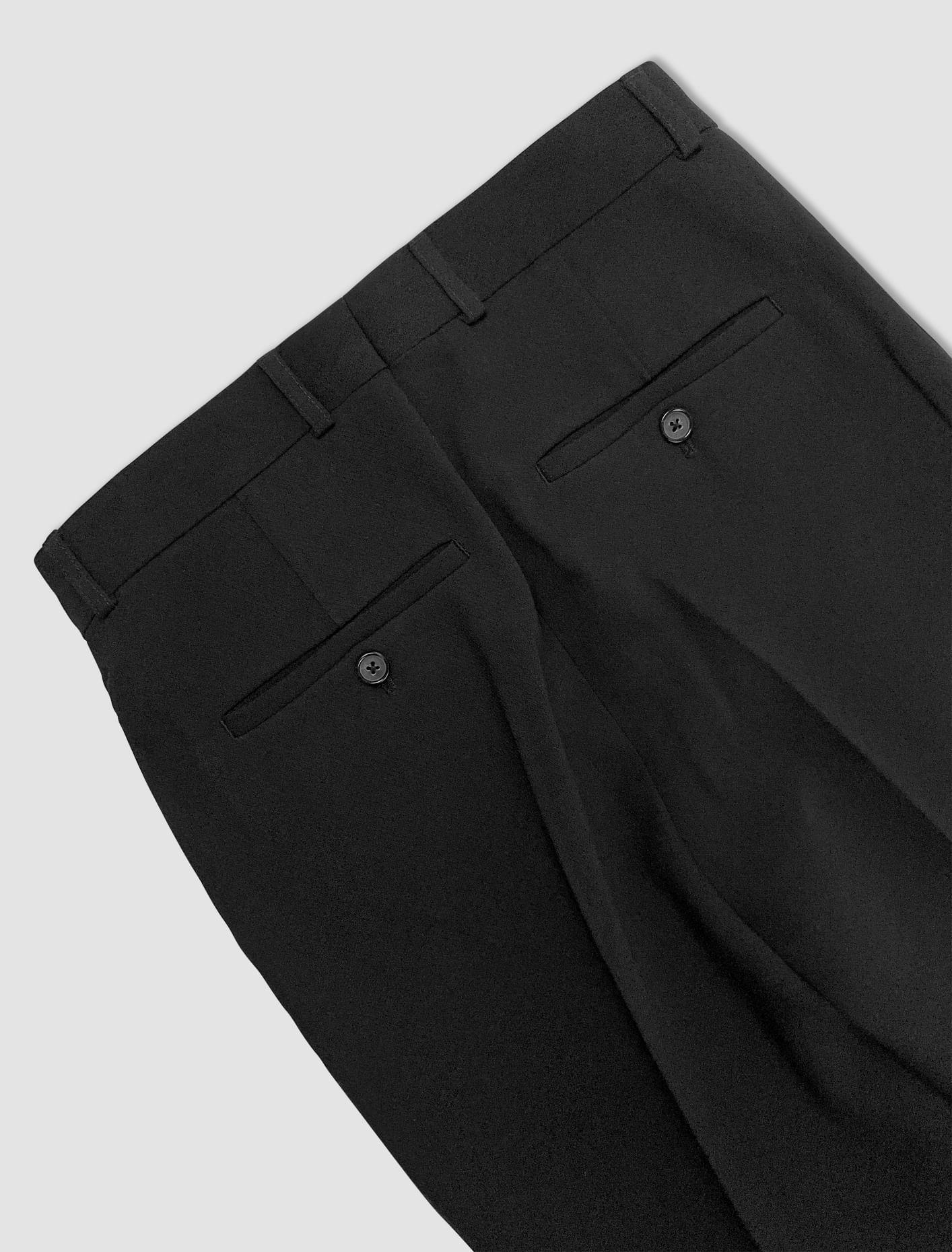 TOTÊME Flared Evening Trousers In Black Product Image