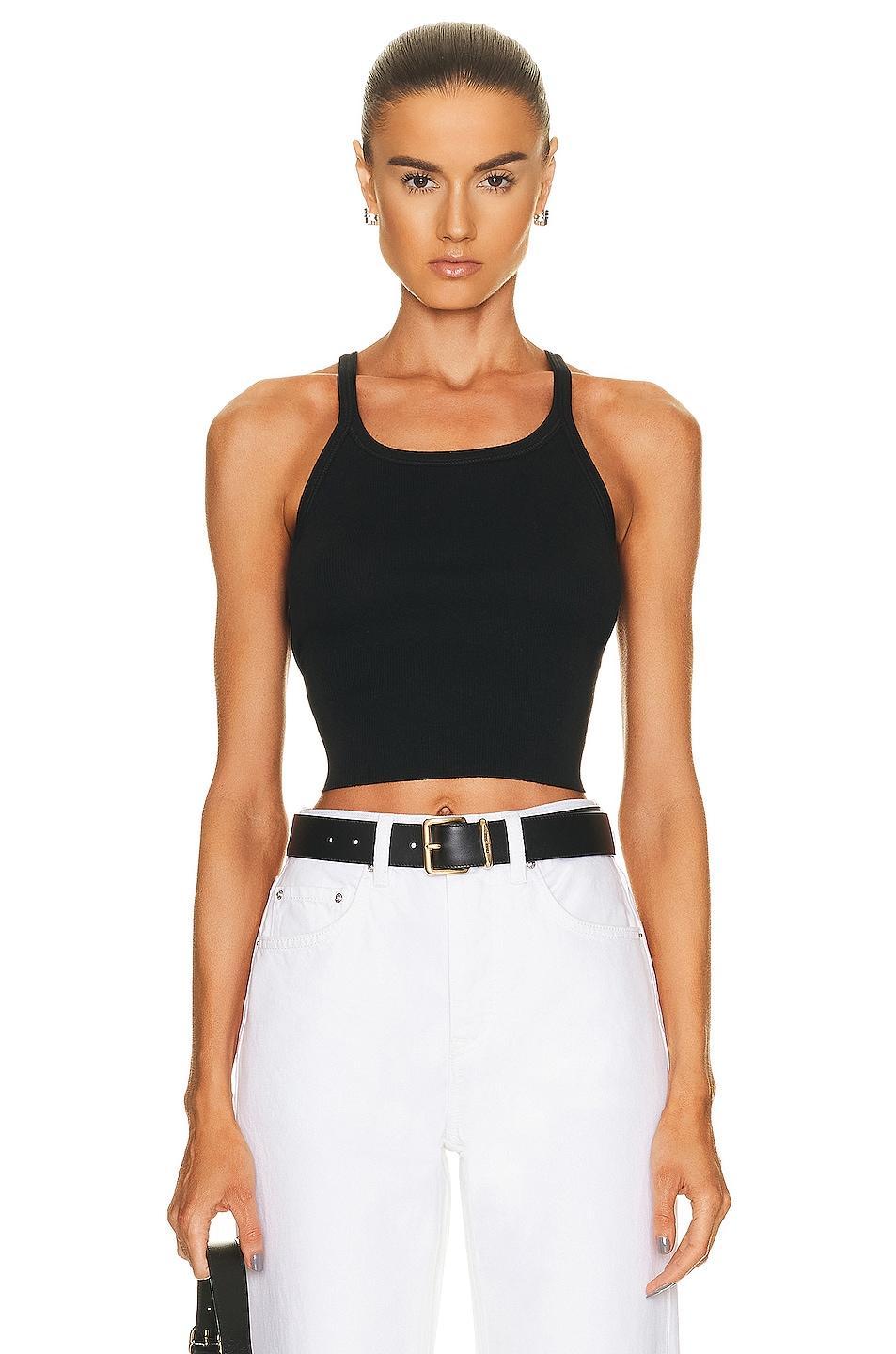 Eterne Cropped Rib Tank Top Product Image