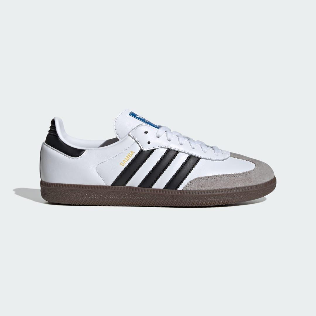 adidas Samba OG Shoes Kids Cloud White 4.5 Kids Product Image