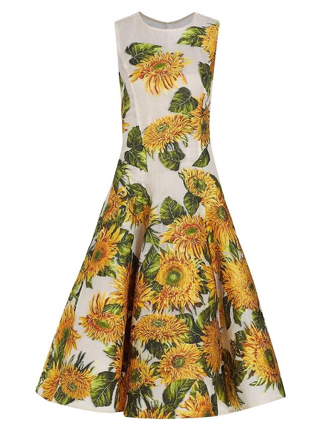 Womens Sunflower Fil Coupe Cocktail Dress Product Image