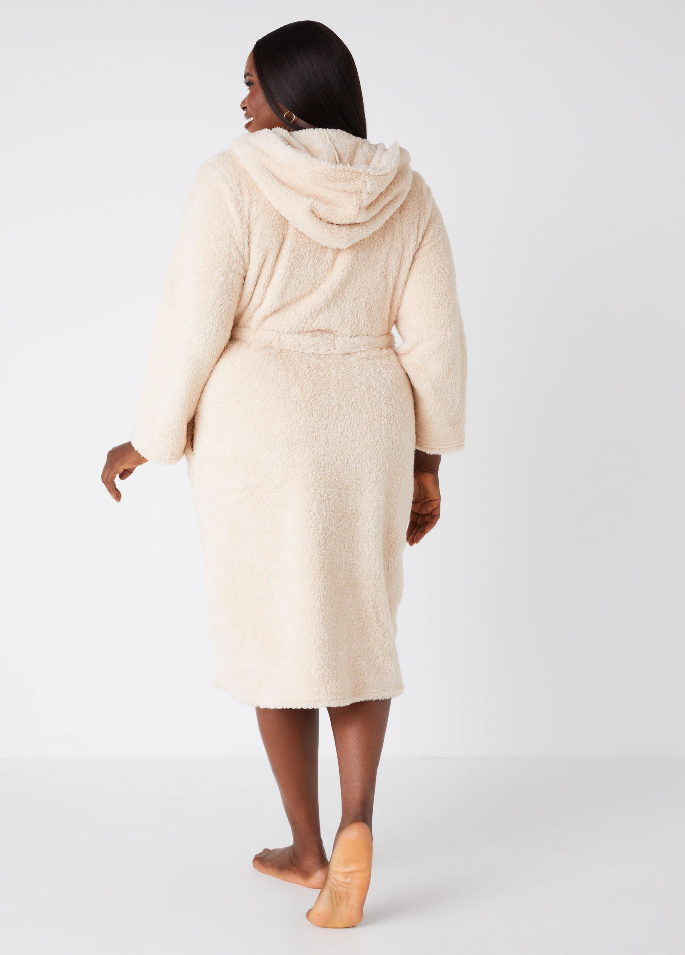 Rachel Zoe Lurex™ Hooded Robe Product Image