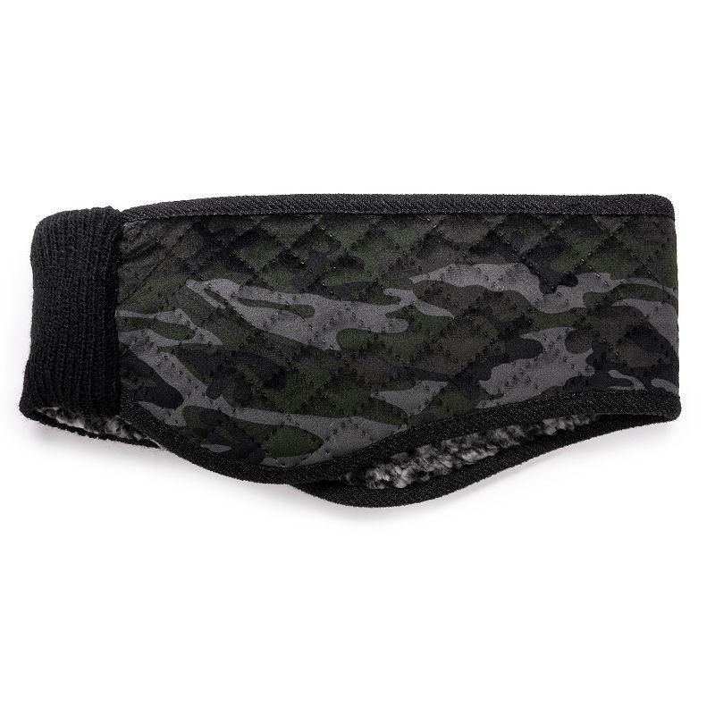 Womens MUK LUKS Polar Quilted Headband, Green Product Image