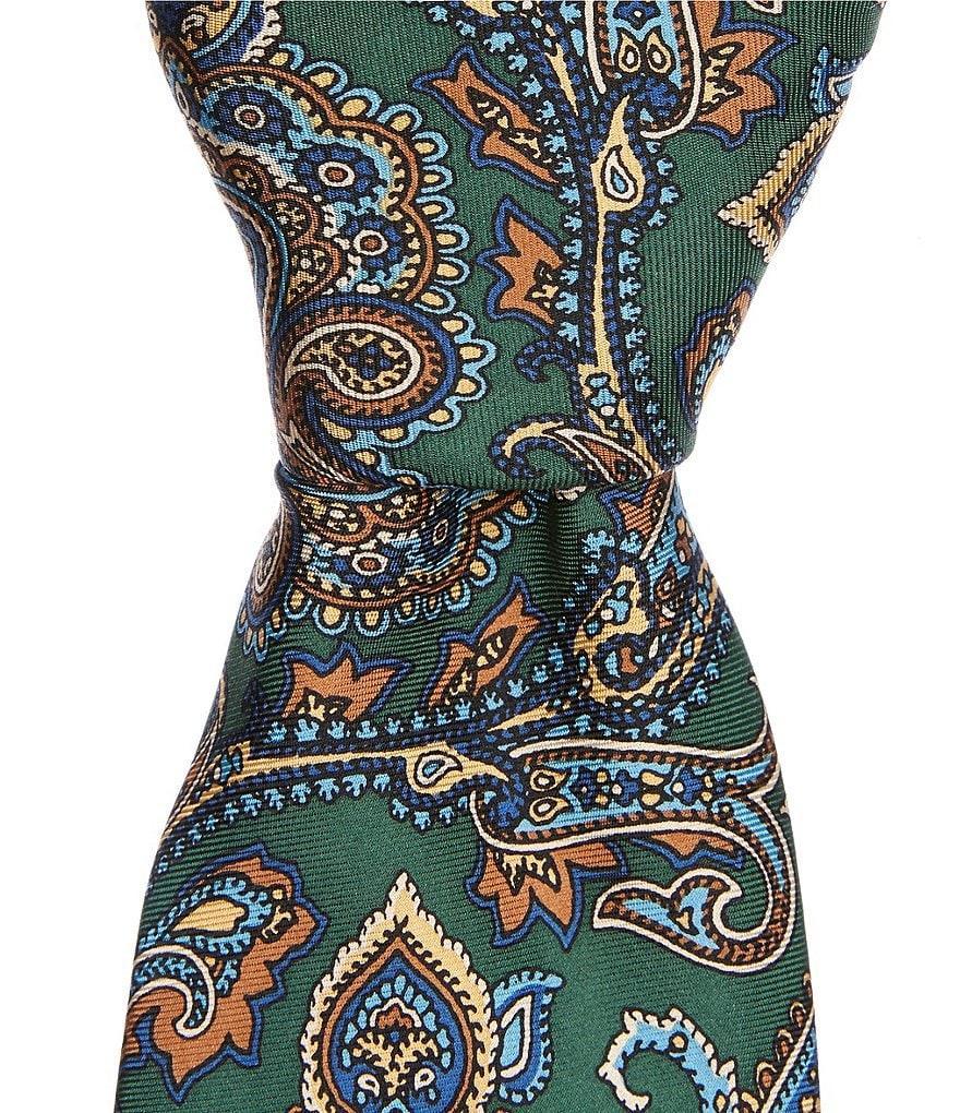 Cremieux Paisley Print 3 1/4#double; Silk Tie Product Image