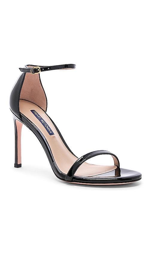 Nudistsong Patent Ankle-Wrap High-Heel Sandals Product Image