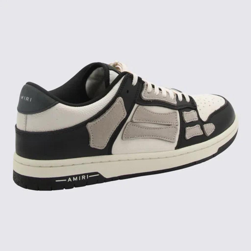 AMIRI Black Leather Sneakers In Grau Product Image