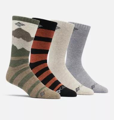 Columbia Men's Mountain View Midweight Wool Crew Sock - 4pk- Product Image