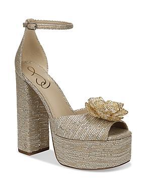 Sam Edelman Kori Ankle Strap Peep Toe Platform Sandal Product Image