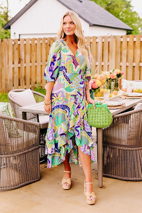 Coastal Date Night Wrap Midi Product Image