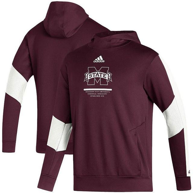 Mens adidas Maroon Mississippi State Bulldogs 2021 Sideline AEROREADY Hoodie Product Image